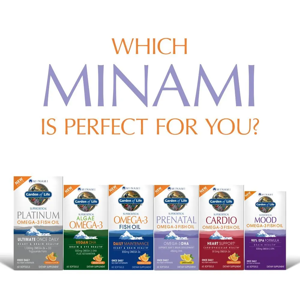 Garden of Life Minami Prenatal DHA Omega-3 Fish Oil 640mg DHA & 104mg EPA Lemon Flavored 30ct | Supports Baby's Brain Development & Maternal Health - view 4