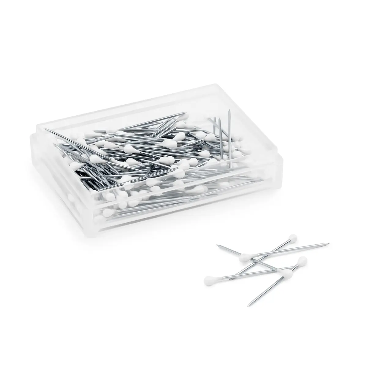 Dritz Dipped Head Applique Pins 3/4-Inch (19 mm) | 150-Count White Pins for Quilting & Crafts - view 3