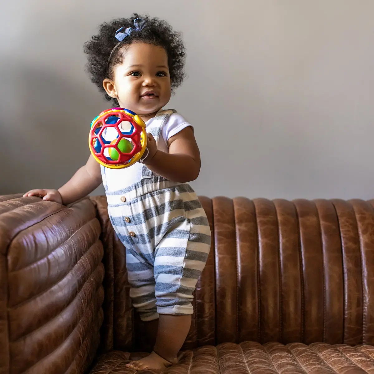 Baby Einstein Bendy Ball Easy Grasp Oball Rattle Toy 10.16 cm (4 Inches) | BPA-Free for Ages 3 Months+ - view 3