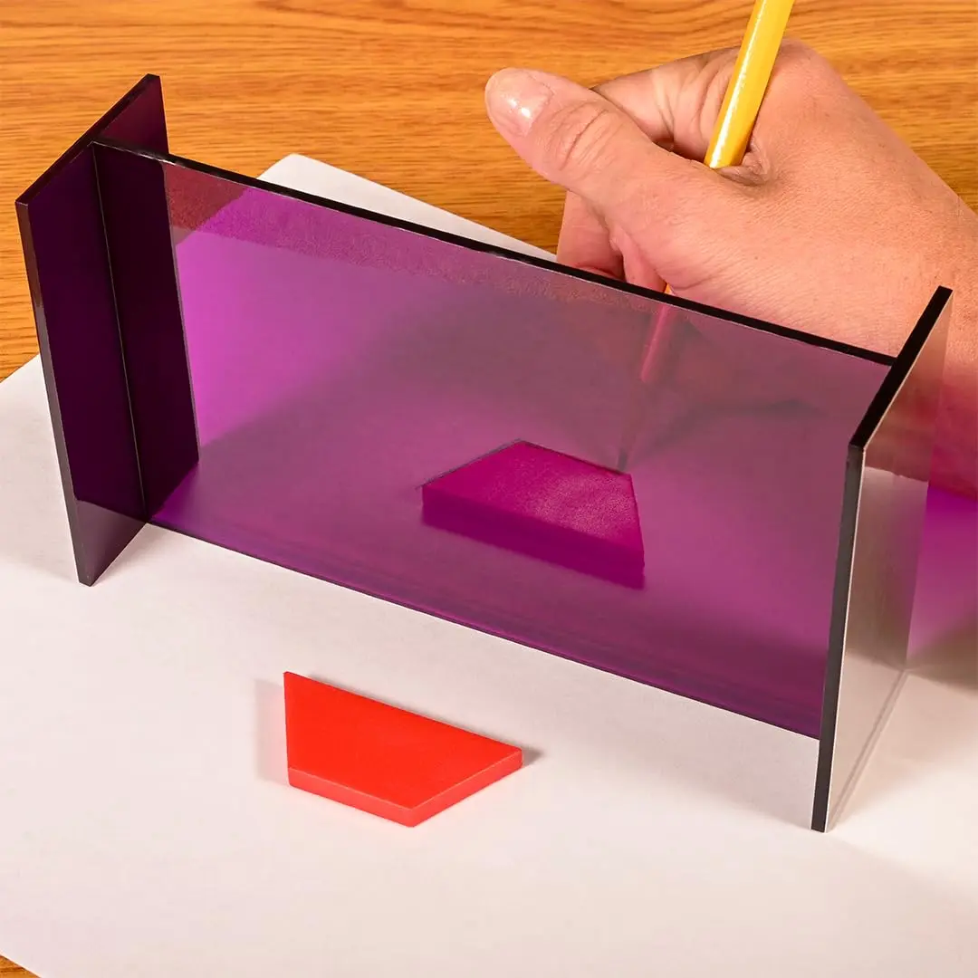 LEARNING ADVANTAGE Reflective GeoMirror 6"L x 4"W | Create Expert Drawings & Observe Reflections - view 5