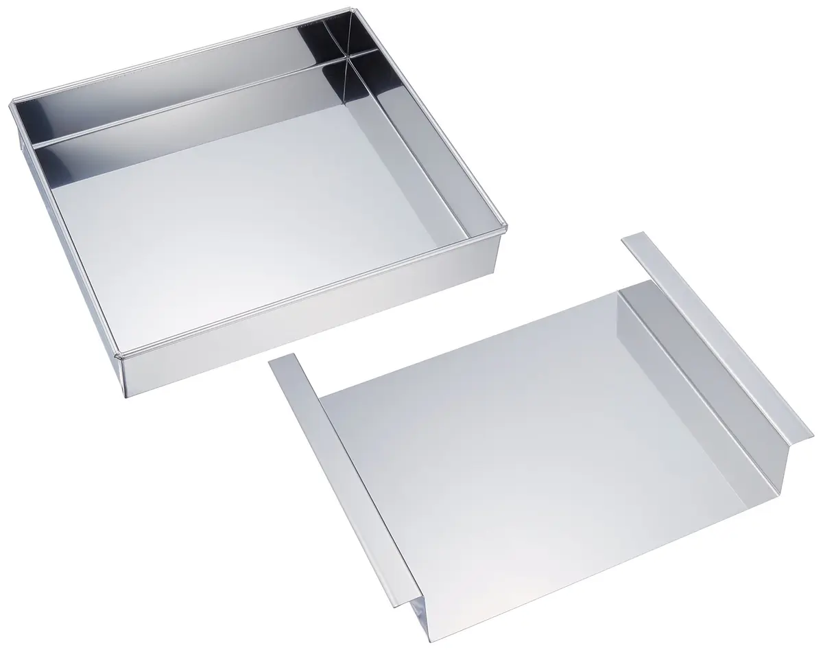 TKG遠藤商事 Egg Tofu Agar Jelly Mold, Rectangular, Stainless Steel, 21cm | Hygienic Egg Tofu Mold - view 2