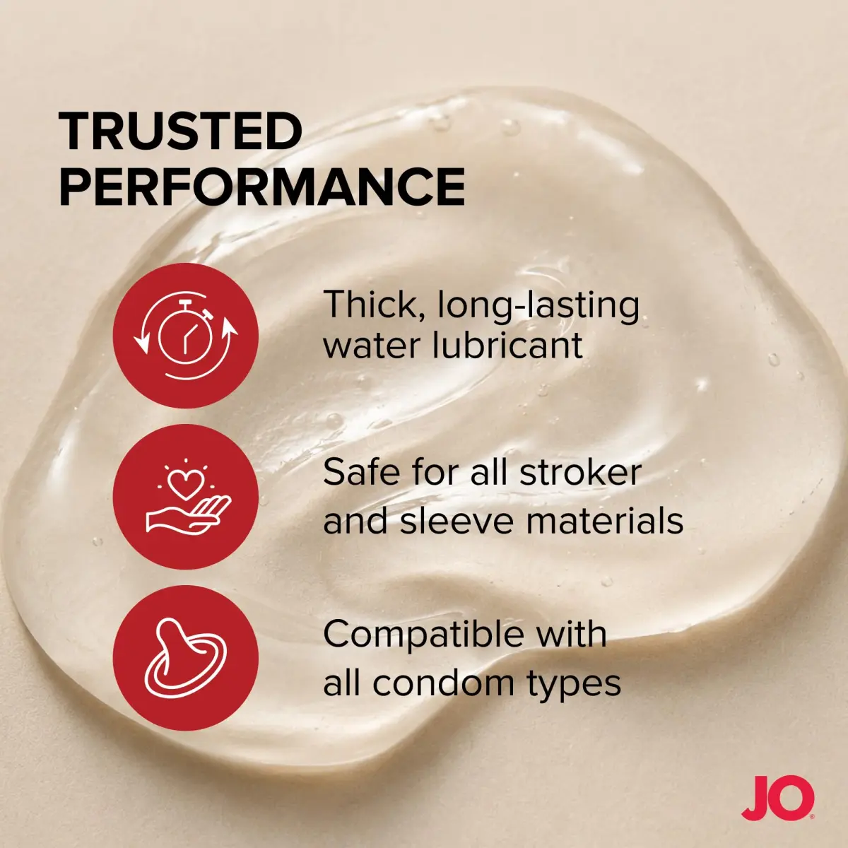 JO Water Based Stroker Lube 120ml (4 fl oz) | Thick Cushioned Glide for Male Toys - view 7