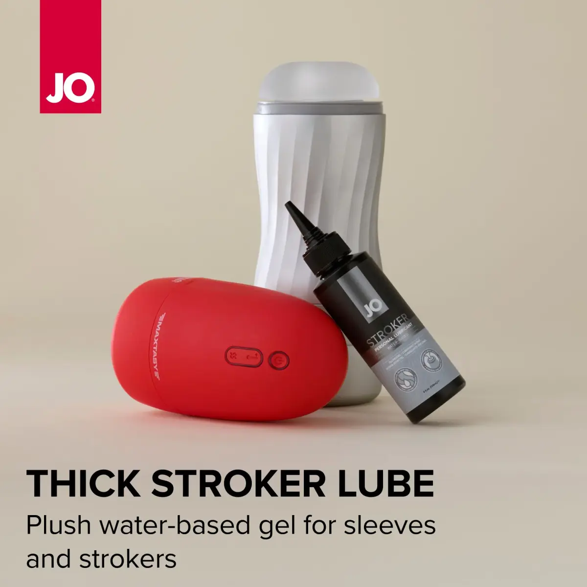 JO Water Based Stroker Lube 120ml (4 fl oz) | Thick Cushioned Glide for Male Toys - view 9