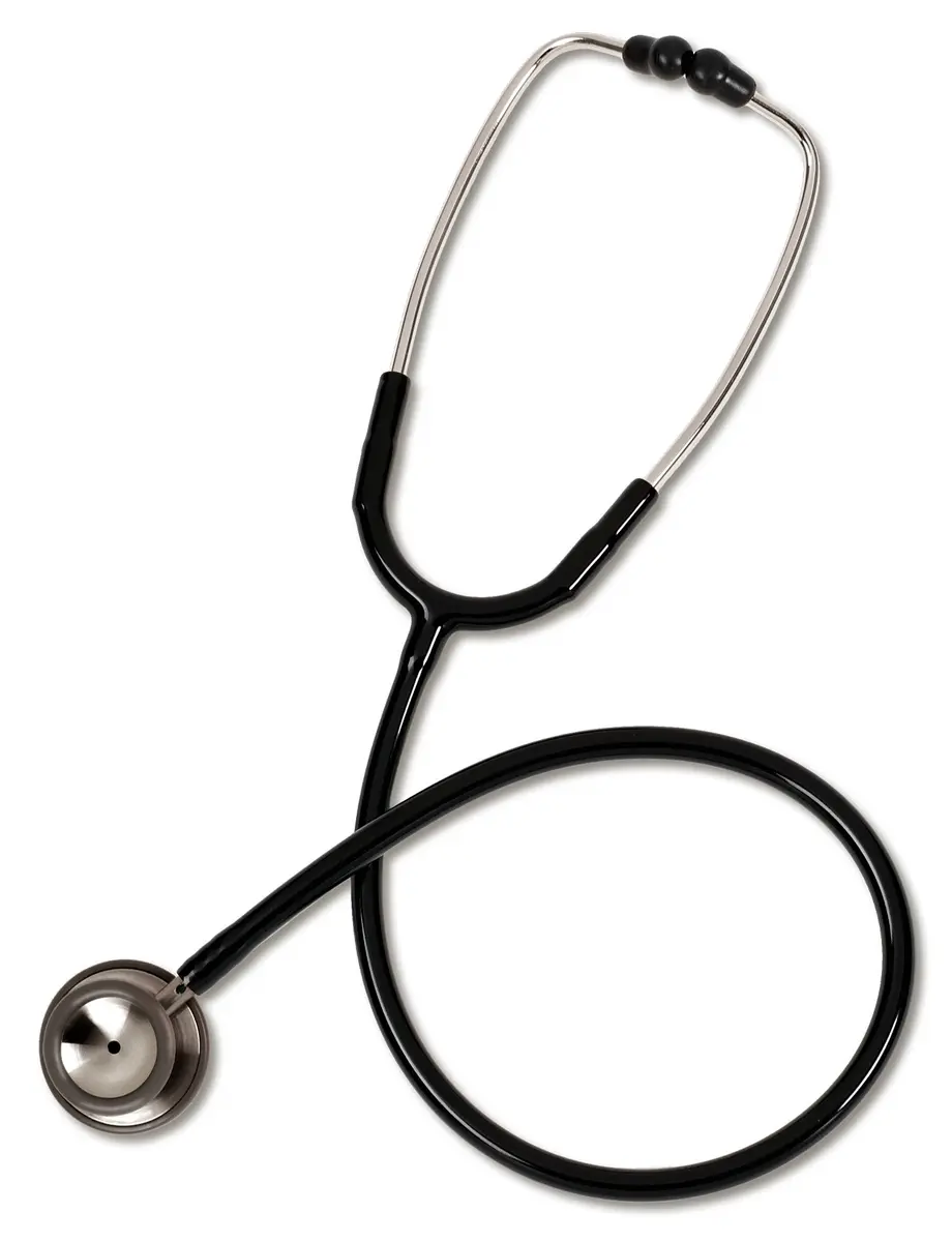 Prestige Medical Veterinary Clinical I, Black Small | Dual Head Stainless Steel Vet Stethoscope (33in) - main product image