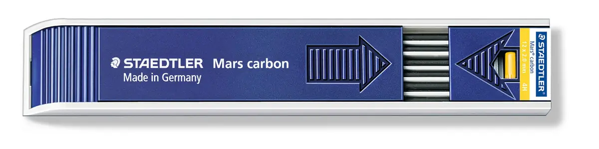 STAEDTLER Mars Lumograph Lead Refill 2mm | 12 Leads Pack for Drawing & Writing - main product image