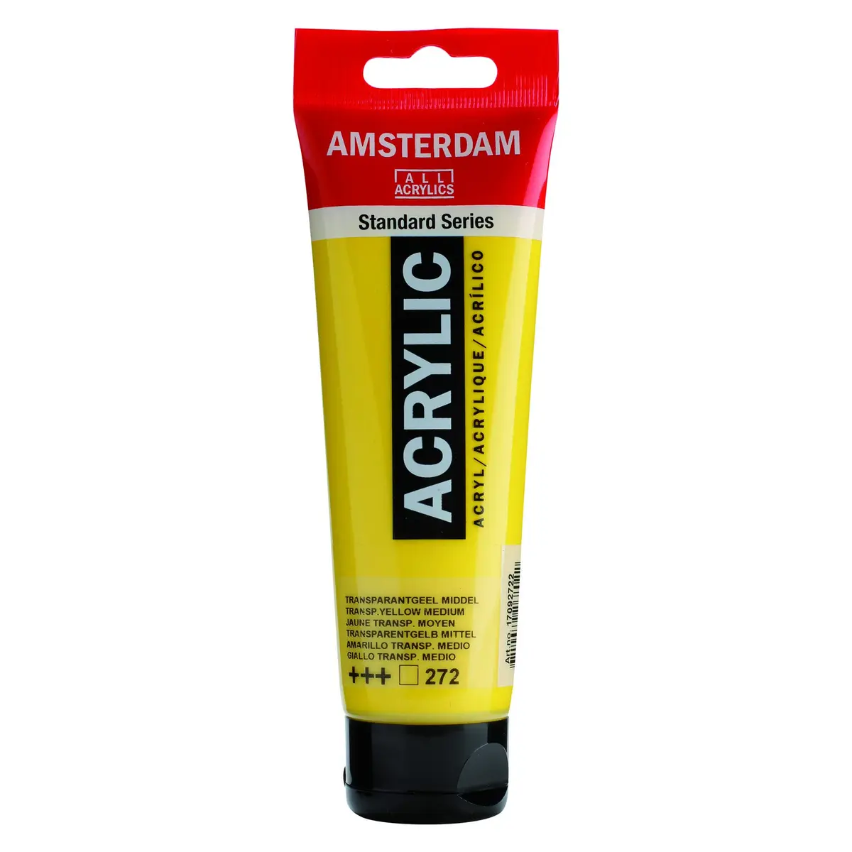 Amsterdam Acrylic Amarillo Transparent Medium 120 ml | Bright, Clear, Versatile Acrylic Paint for Artists & Hobbyists - main product image
