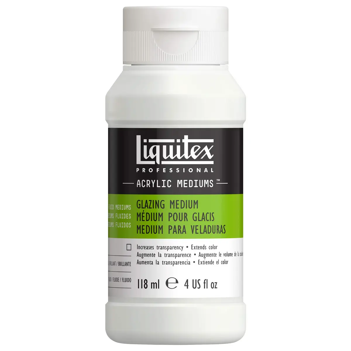 Liquitex Professional Fluid Medium 118ml | Creates Jewel-Like Glazes, Rapid Layering - main product image