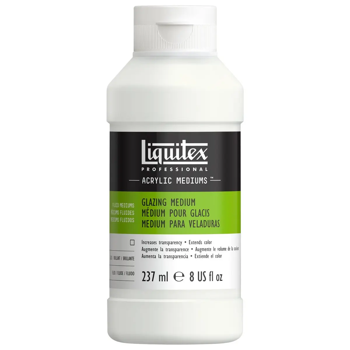 Liquitex Professional Fluid Glazing Medium 237ml (8 fl oz) | Creates Brilliant Jewel-Like Glazes - view 4