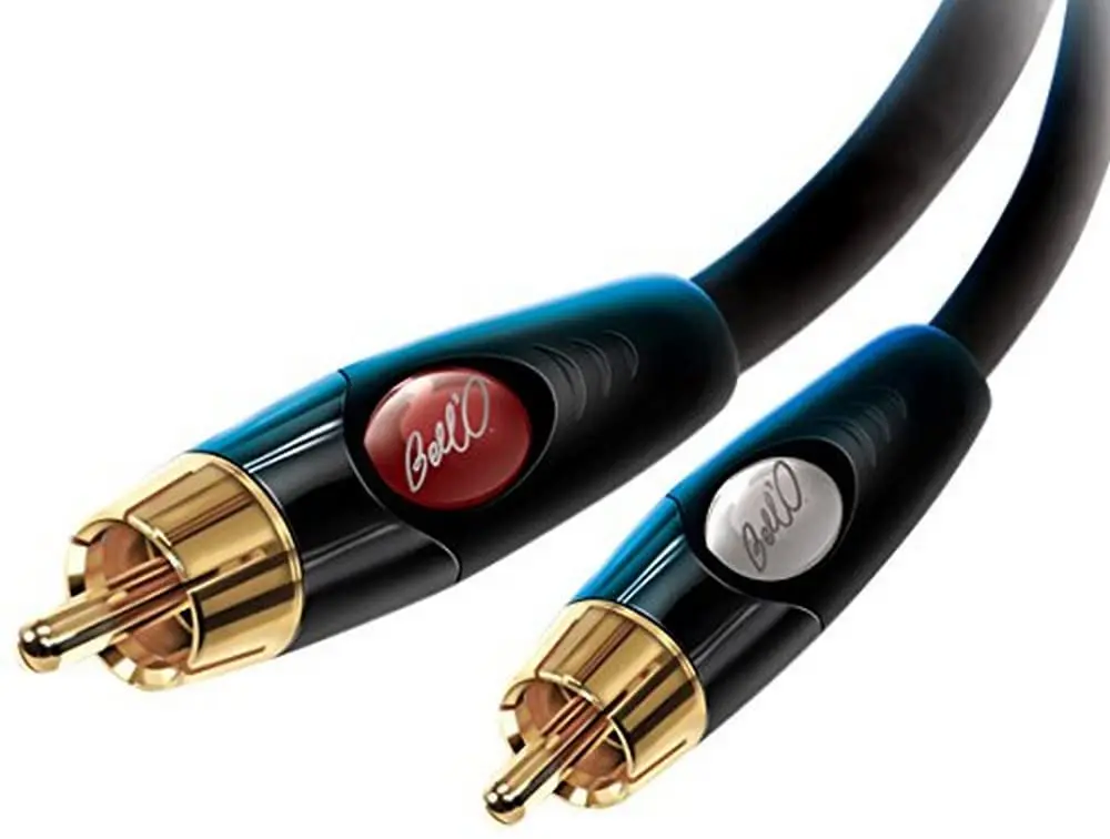 Bell'O Stereo RCA Cable with 24K Gold Ends, 6M | Dual Gauge Transmission for High Performance - main product image