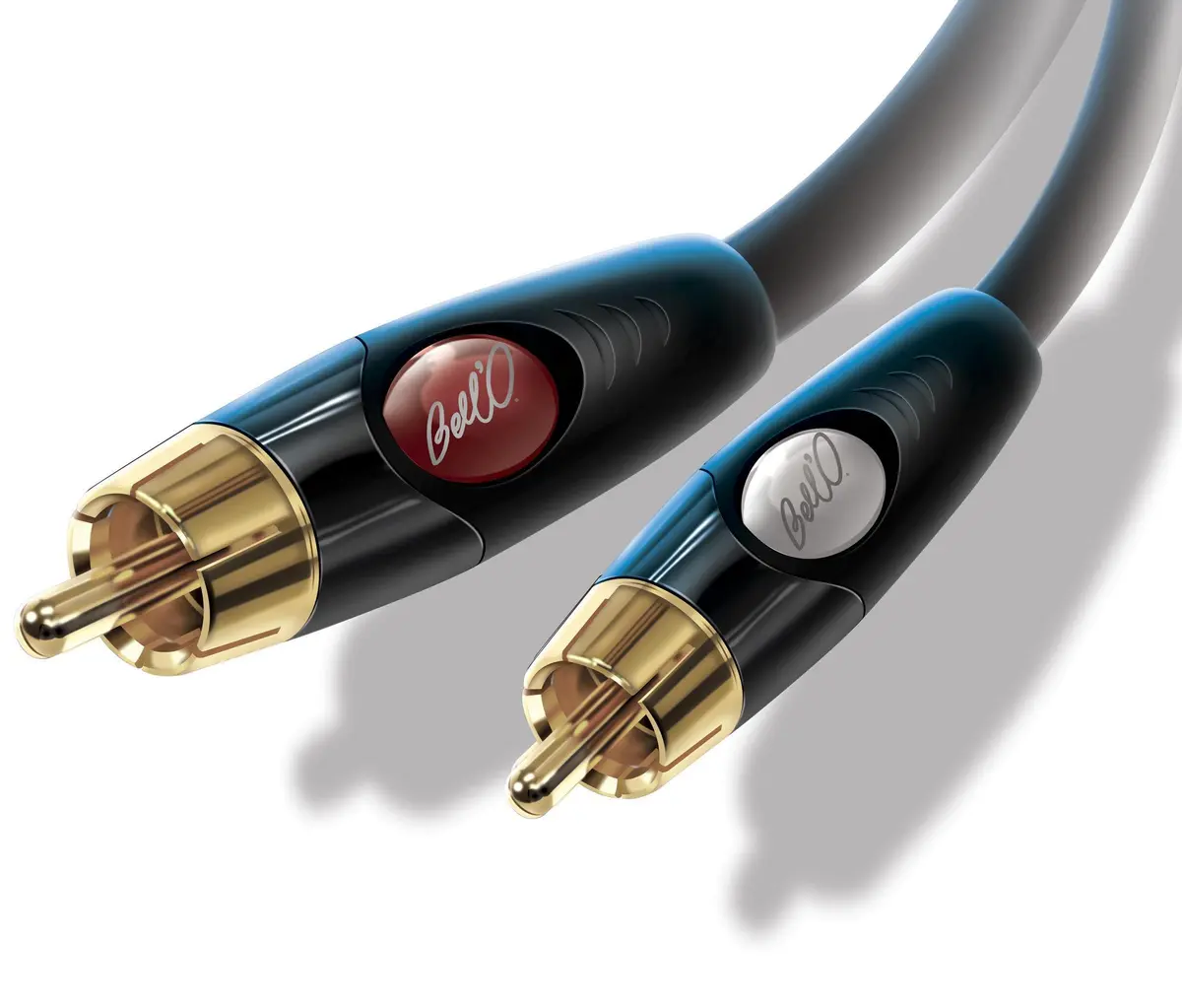 Bell'O Stereo RCA Cable with 24K Gold Ends, 6M | Dual Gauge Transmission for High Performance - view 2