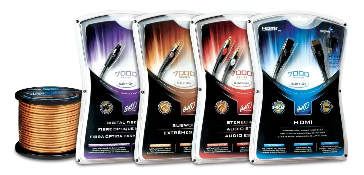 Bell'O Stereo RCA Cable with 24K Gold Ends, 6M | Dual Gauge Transmission for High Performance - view 3