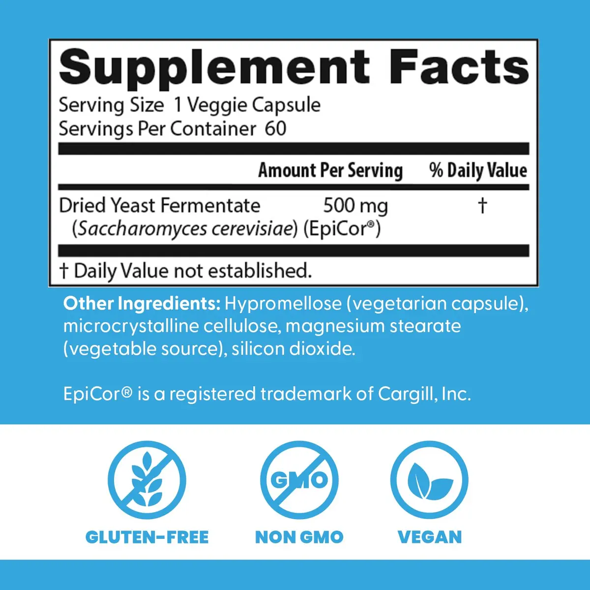 Doctor's BEST EpiCor 500 mg Vegan Supplement | Immune & Gut Support for Adults - view 2