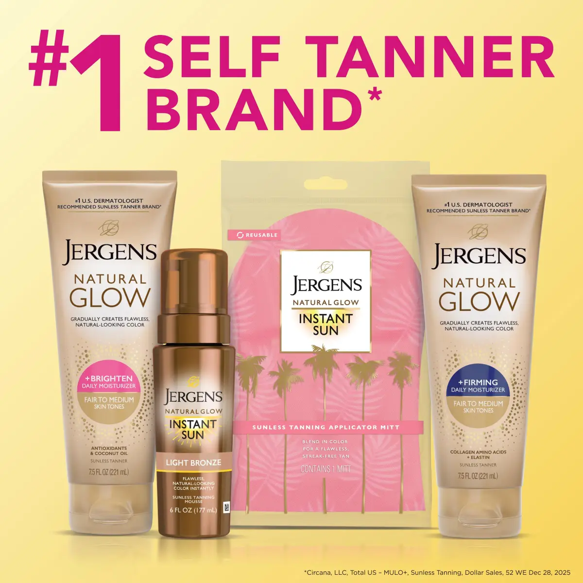 Jergens Natural Glow +Firming Body Lotion 222ml (7.5 Fl Oz) | Gradual Tan & Cellulite Reduction - view 8