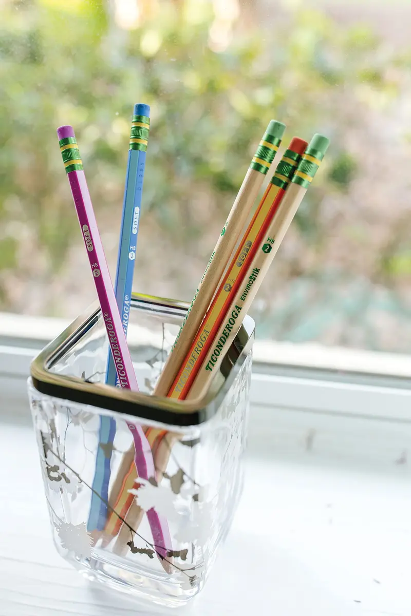 Ticonderoga Envirostik Wood-Cased Pencils #2 HB Soft Natural 12 Count | Smooth Writing & Clean Corrections - view 8