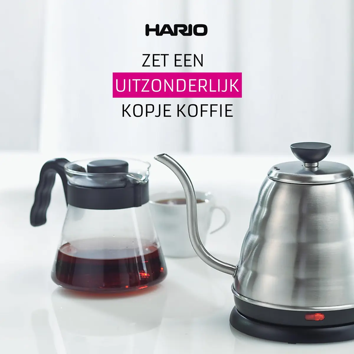HARIO V60 Glass Coffee Server 1000ml | Heatproof Borosilicate, Japanese Design, 1-6 Cups - view 7