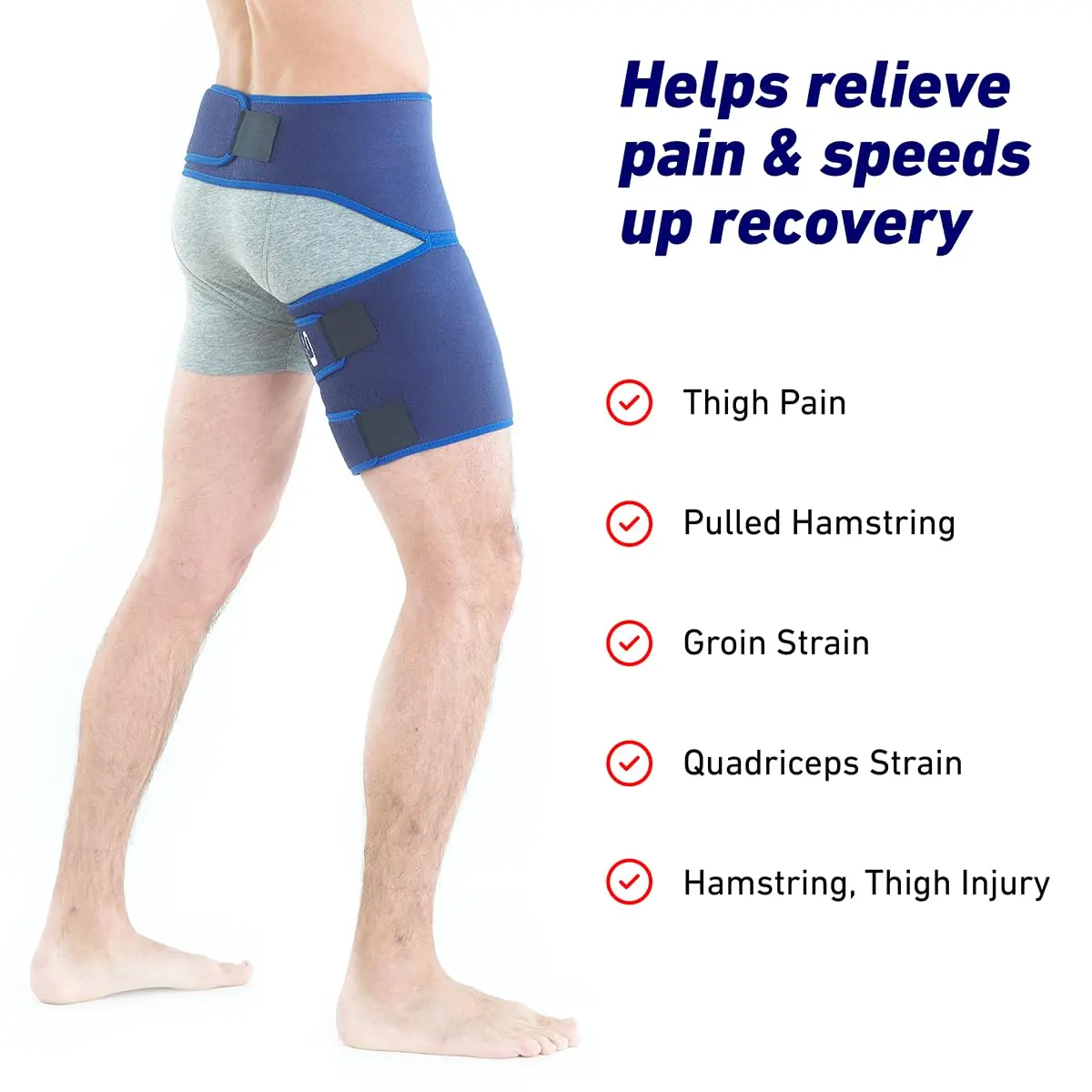 Neo-G Groin Support for Men and Women | Adjustable Compression for Groin Strains & Arthritis Relief - view 3