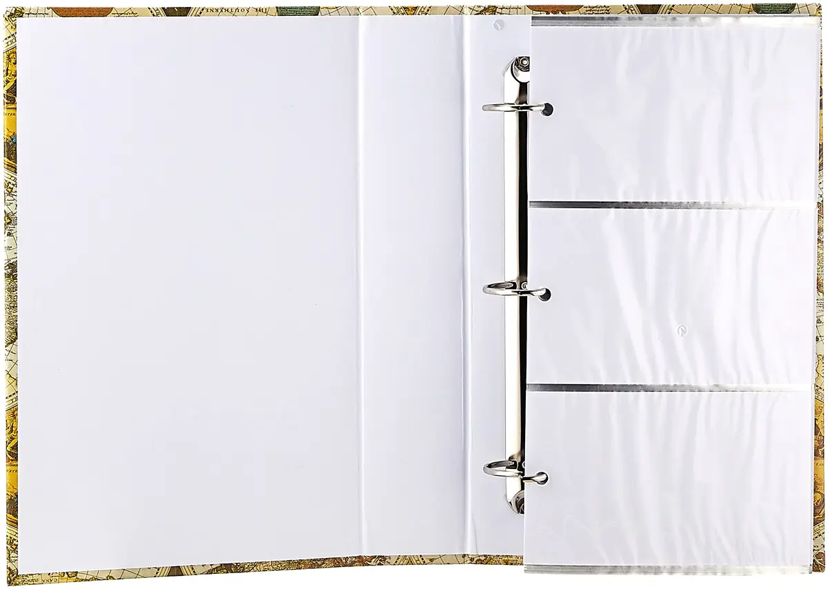 Pioneer Photo Albums 3-Ring Photo Album 504 Pockets Map Design | Holds 4x6 Photos - view 2