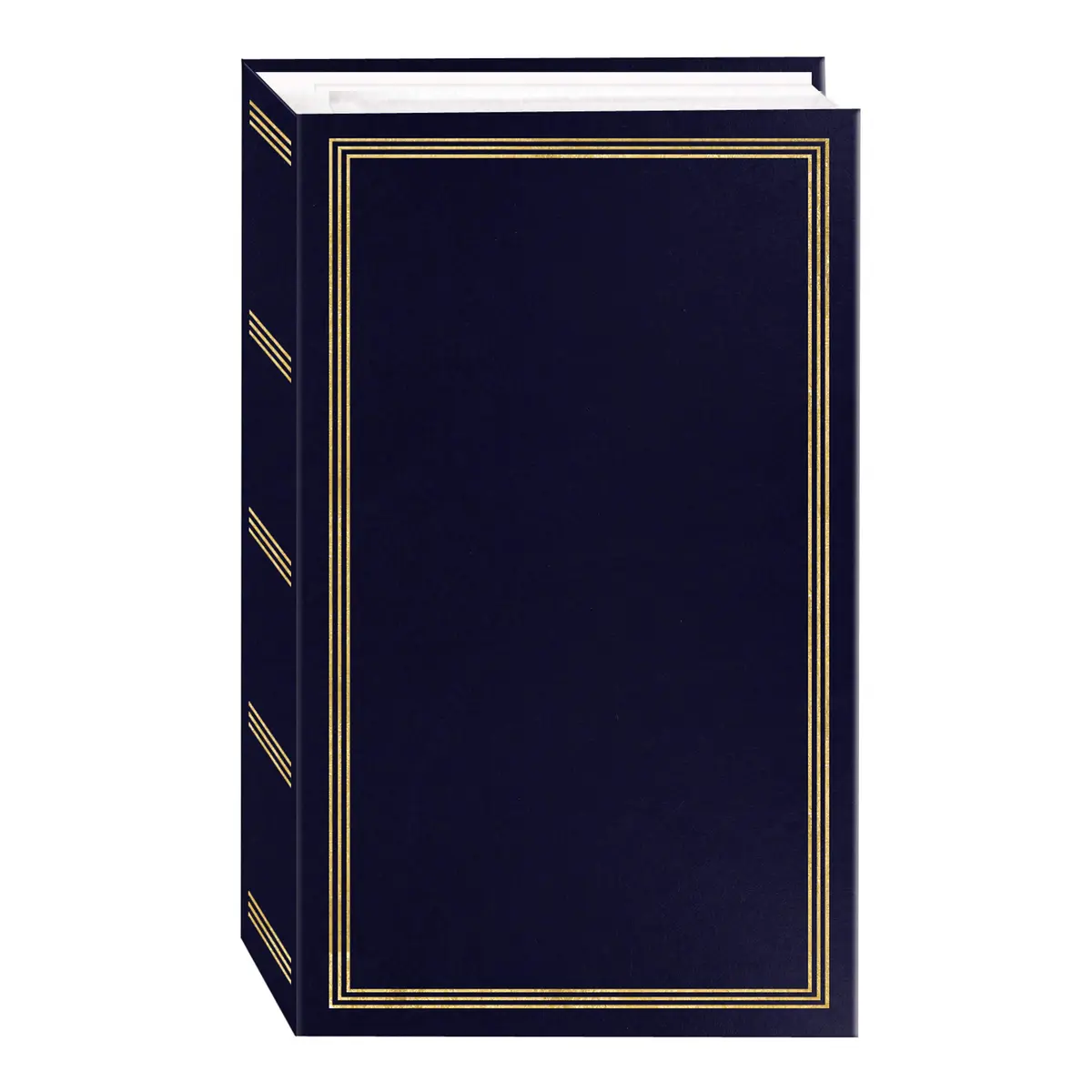 Pioneer Photo Albums STC-504 Navy Blue Photo Album, 504 Pockets 4"x6" | Archival, Refillable Bookshelf Design - main product image