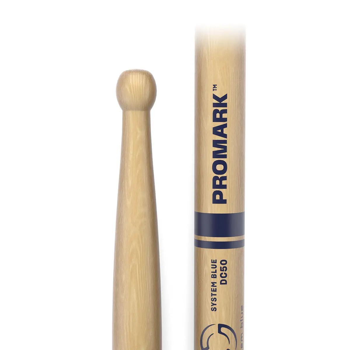 ProMark TXDC50W Hickory Marching Drumsticks | Wood Tip for Control & Rich Sound (70-120 chars) - view 2