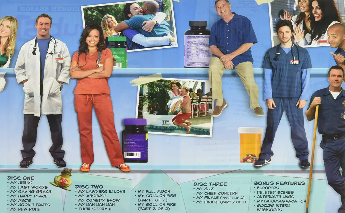 Scrubs: Season 8 | Complete Comedy Series on DVD, 414 min, Factory Sealed - view 3