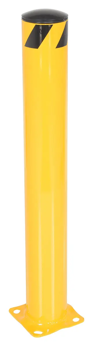 Vestil BOL-42-5.5 Steel Pipe Safety Bollard 42 In. x 5-1/2 In. Yellow | Heavy-duty Steel Construction - main product image