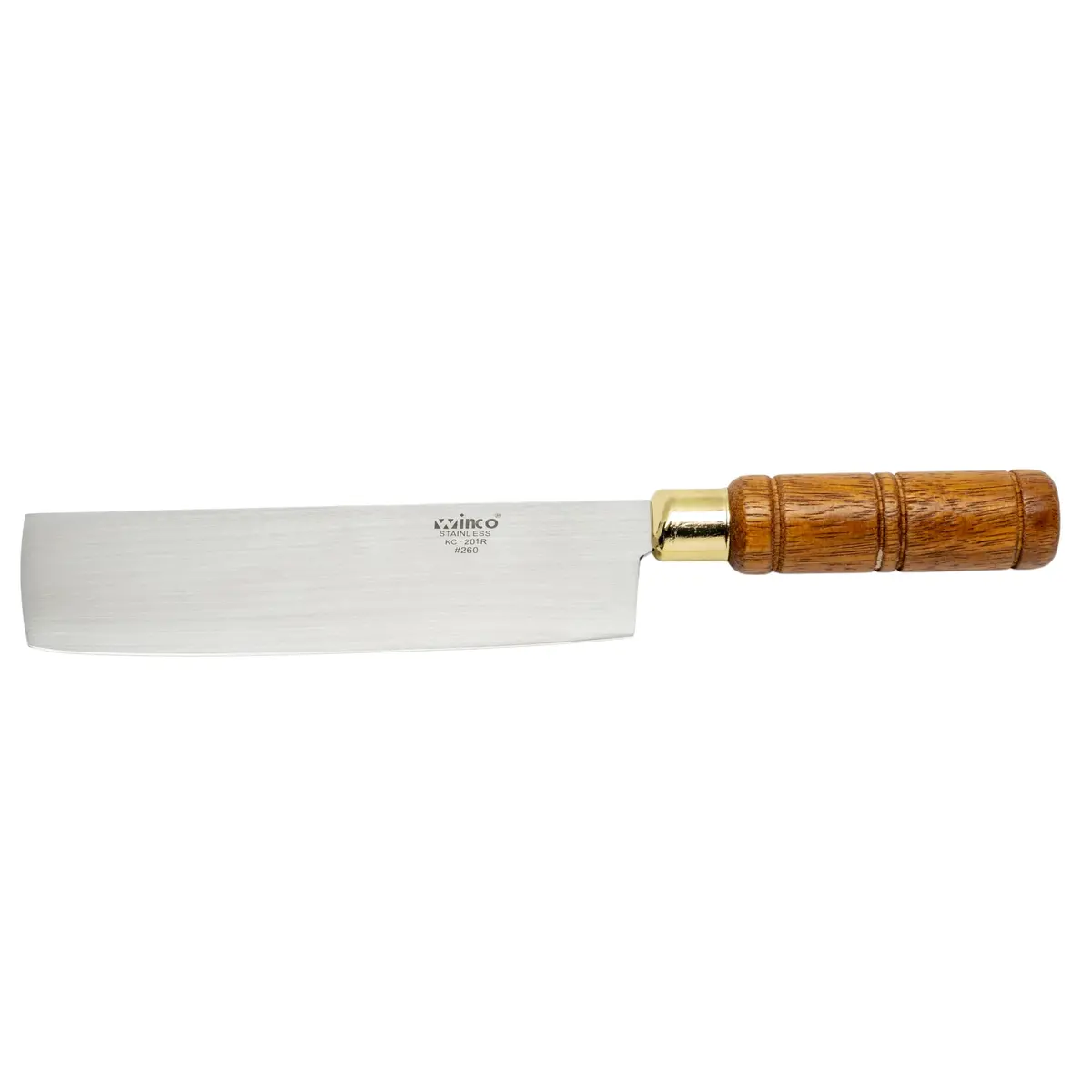 Winco KC-201R Chinese Chef's Knife 17.8 cm (7 in) | Stainless Steel Blade for Chopping & Slicing - main product image