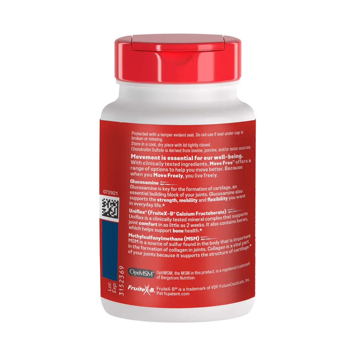 Move Free Advanced Joint Support Glucosamine Chondroitin MSM Tablets 120 Count (40 Servings) | Supports Joint Comfort & Mobility - view 9