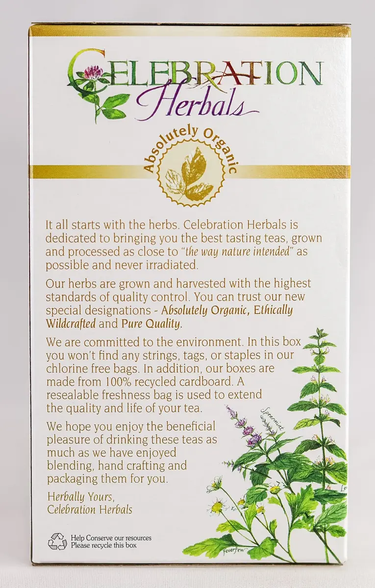 Celebration Herbals Juniper Berries Tea Organic 24 Bag | Caffeine Free Herbal Tea with Unique Flavor - view 6