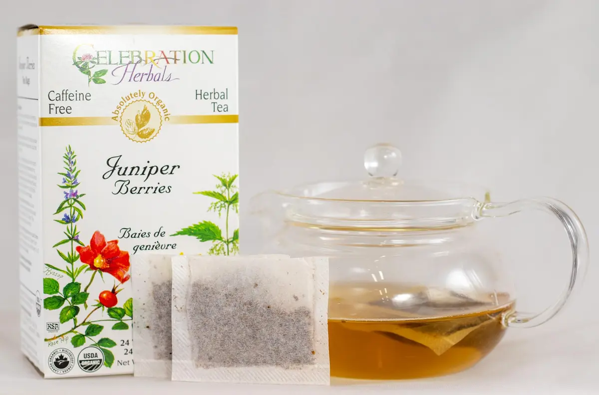 Celebration Herbals Juniper Berries Tea Organic 24 Bag | Caffeine Free Herbal Tea with Unique Flavor - view 3