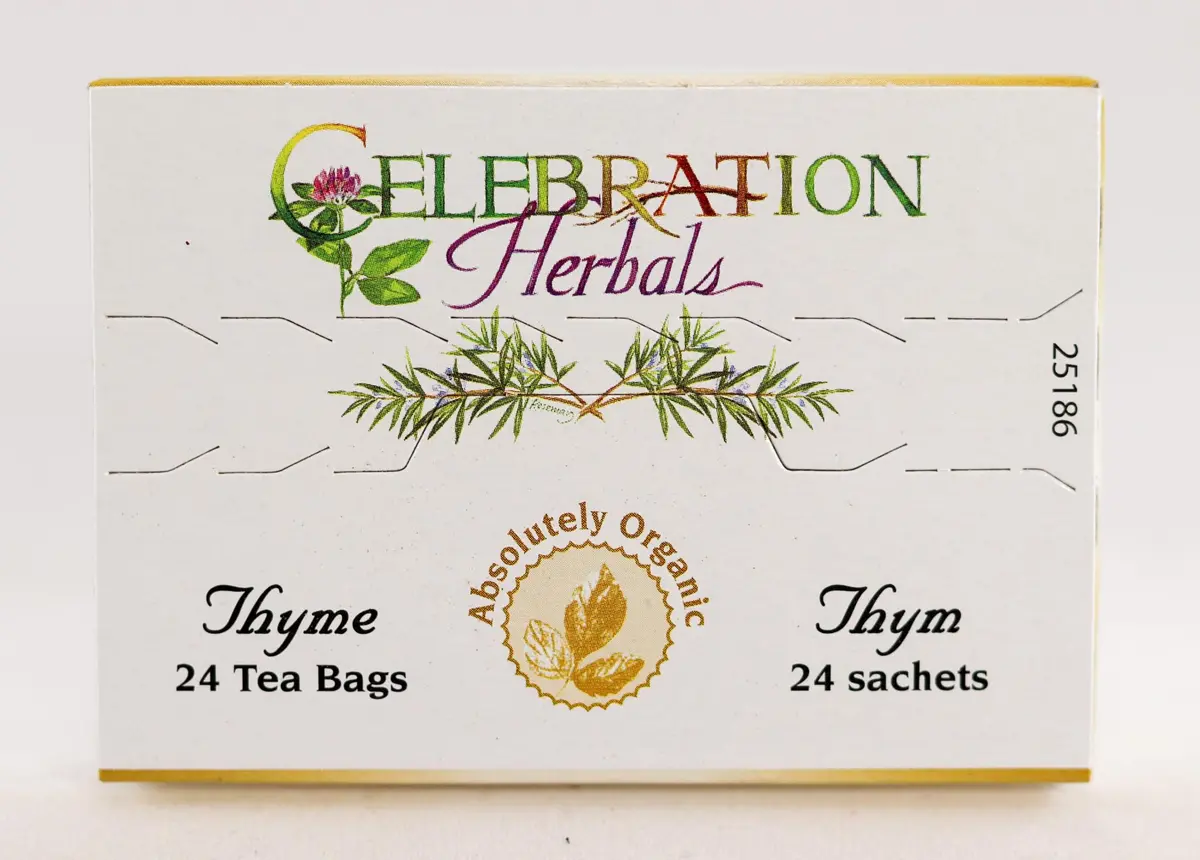Celebration Herbals Organic Thyme Tea Bags 24 | Aromatic & Stress-Relieving (70-120 chars) - view 7