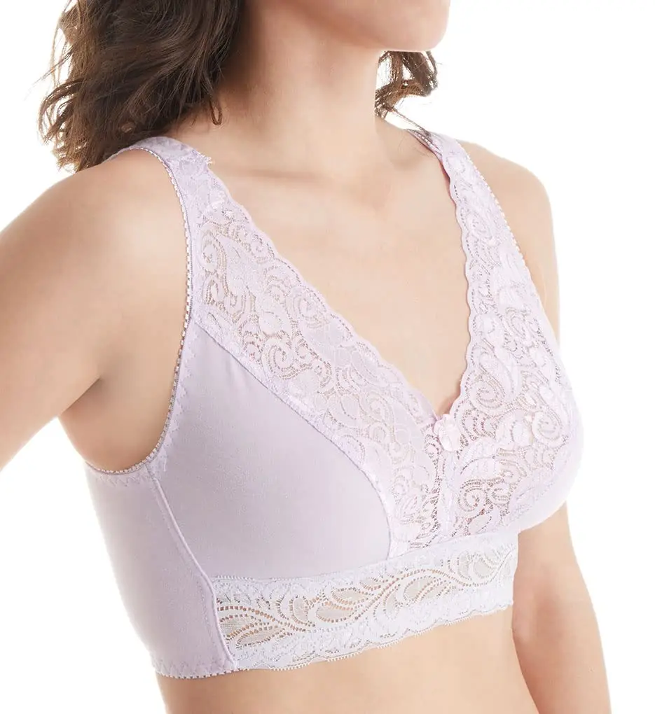 Valmont Lacy Leisure Bra Style (Back Hook) BLK, 36D - view 2