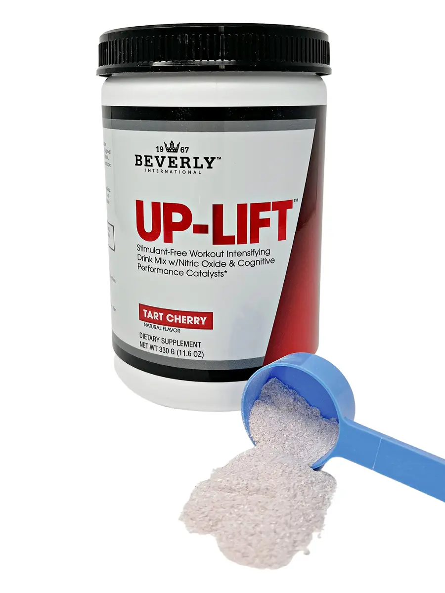 Beverly International Up-Lift Stimulant-Free Pre-Workout 330g | Caffeine-Free Focus & Endurance - main product image