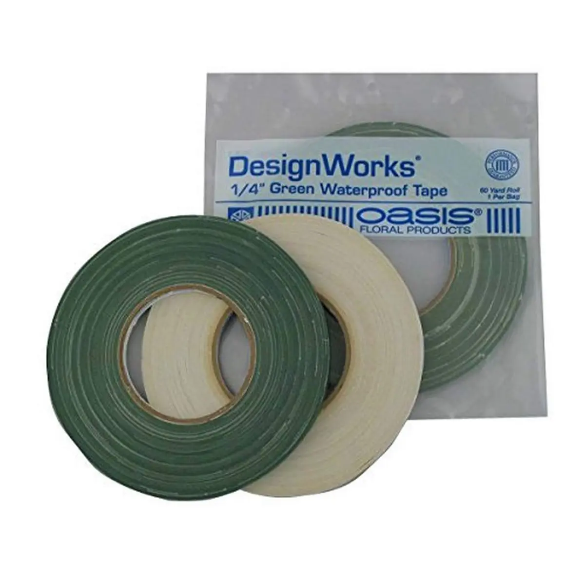 OASIS MARINE Green Waterproof Tape 1.9 cm x 54.9 m (1/4" x 60 yd) | Floral & Craft Adhesive - main product image