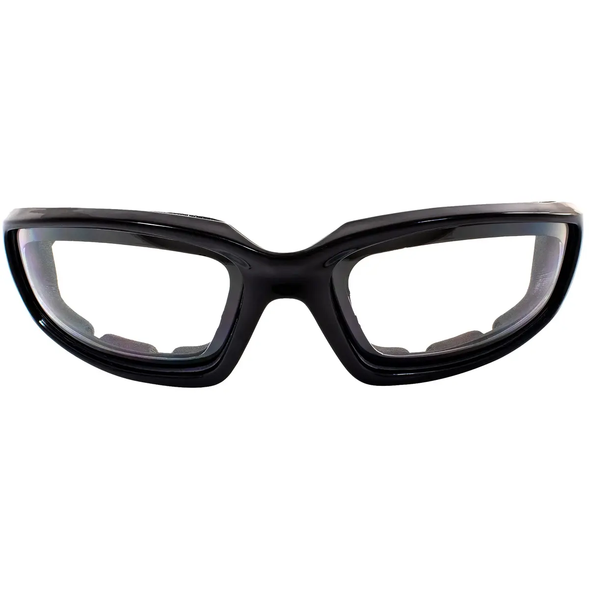 Birdz Eyewear Oriole Padded Motorcycle Goggles (Black Frame/Polarized Smoke Lens) | Shatterproof Polycarbonate - view 2