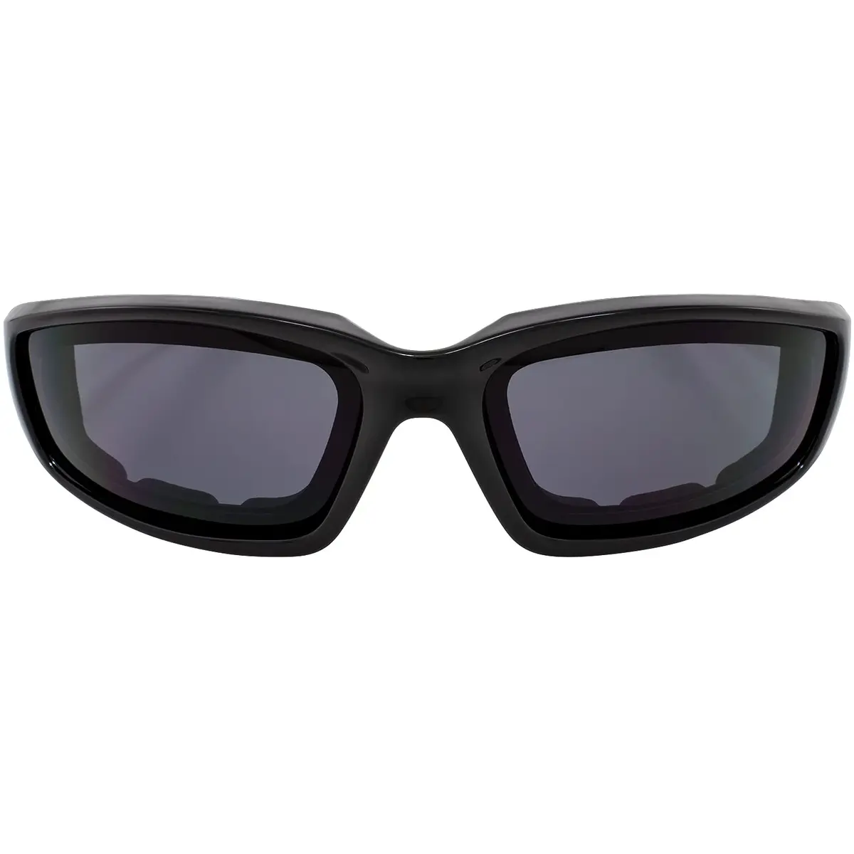 Birdz Eyewear Oriole Padded Motorcycle Glasses (Black Frame/Smoke Lens) | Shatterproof Anti-Fog Polycarbonate - view 2