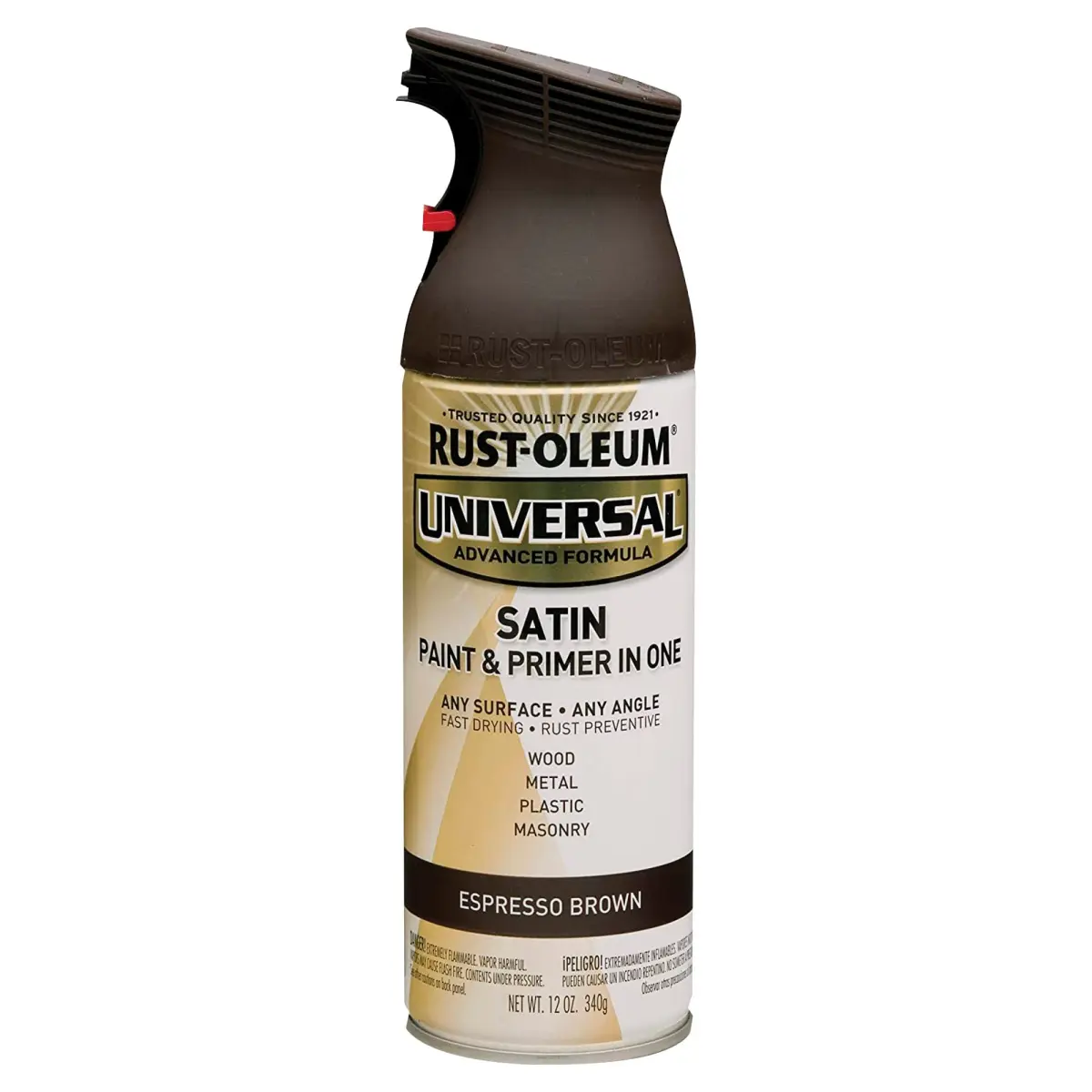 Rust-Oleum Universal All Surface Satin Espresso Brown Spray Paint - 12 Oz (Single Can) - main product image