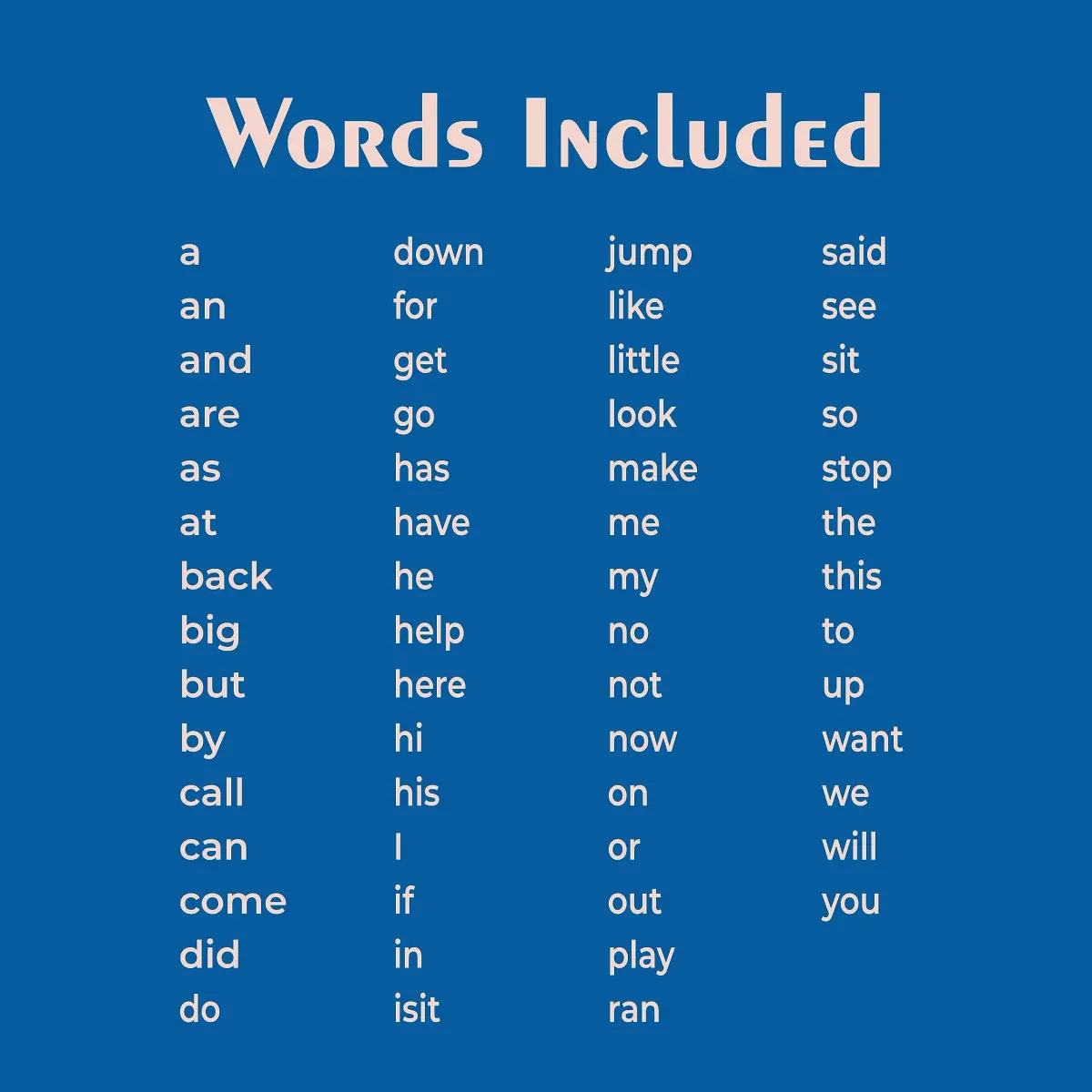 Child1st SnapWords List A Pocket Sight Word Cards 59 Words | Multisensory Reading Tool for Early Learners - view 7