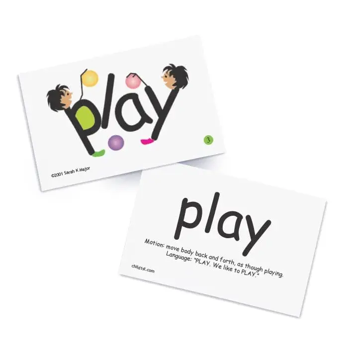 Child1st SnapWords List A Pocket Sight Word Cards 59 Words | Multisensory Reading Tool for Early Learners - view 2
