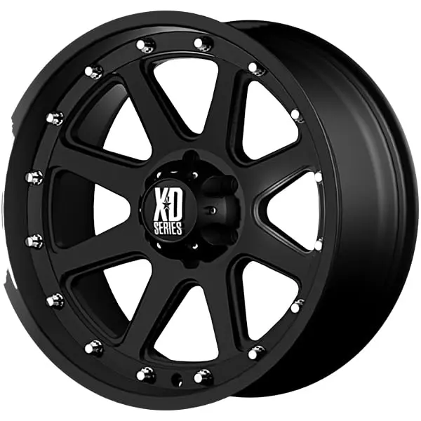 XD SERIES 17X9 5X5.0 M-BLK Wheel | Matte Black Finish, 17 Inch Diameter, Lifetime Warranty - view 3