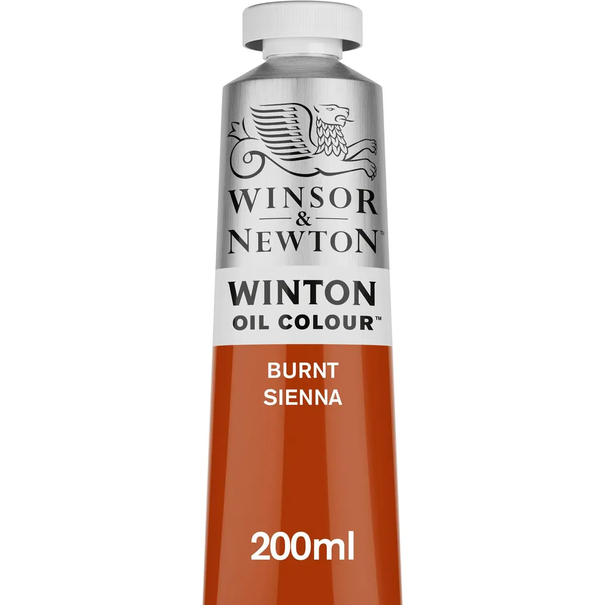 Winsor & Newton Winton Oil Color, 200ml Tube, Burnt Sienna | Affordable Student & Artist Oil Paint - main product image