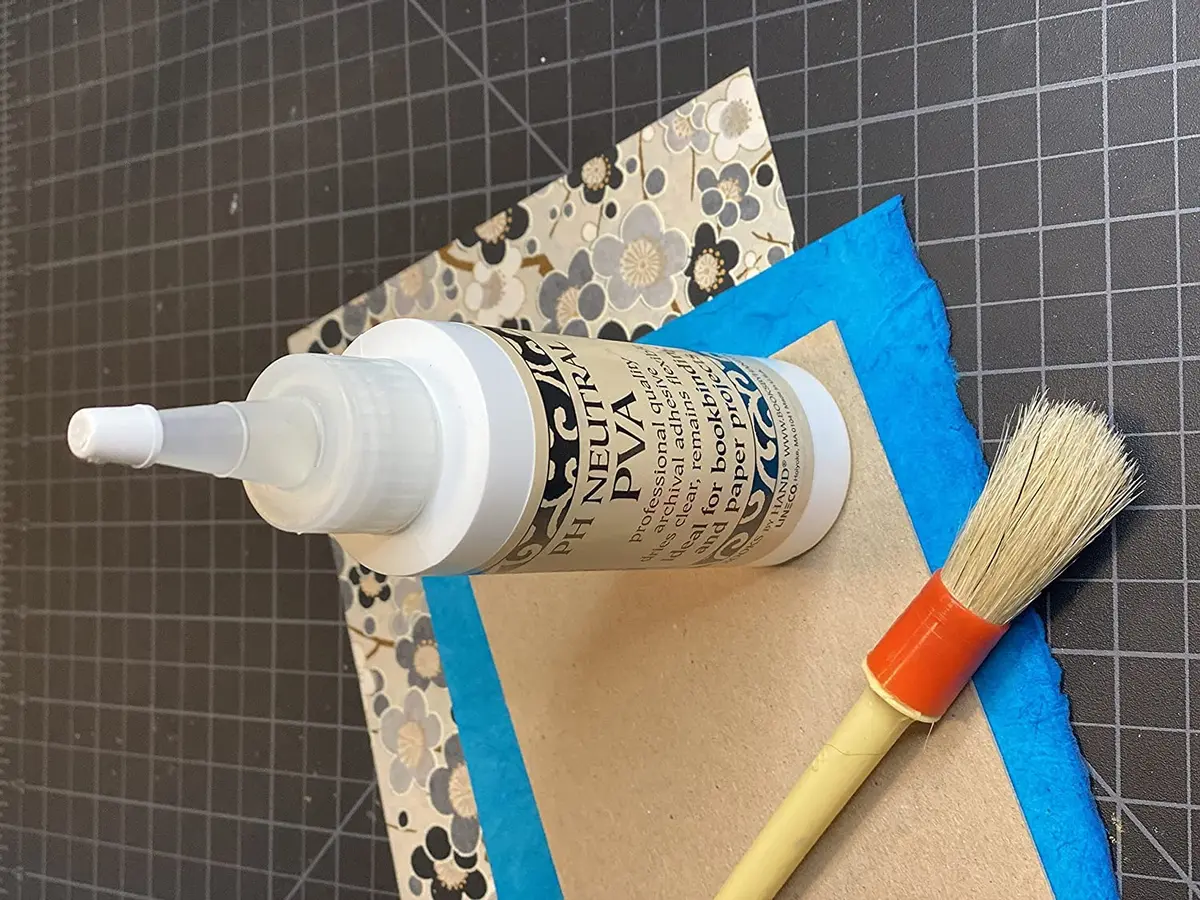 Books By Hand PH Neutral PVA Adhesive 8 Oz | Acid-Free, Water-Remoistenable for Paper & Art - view 2
