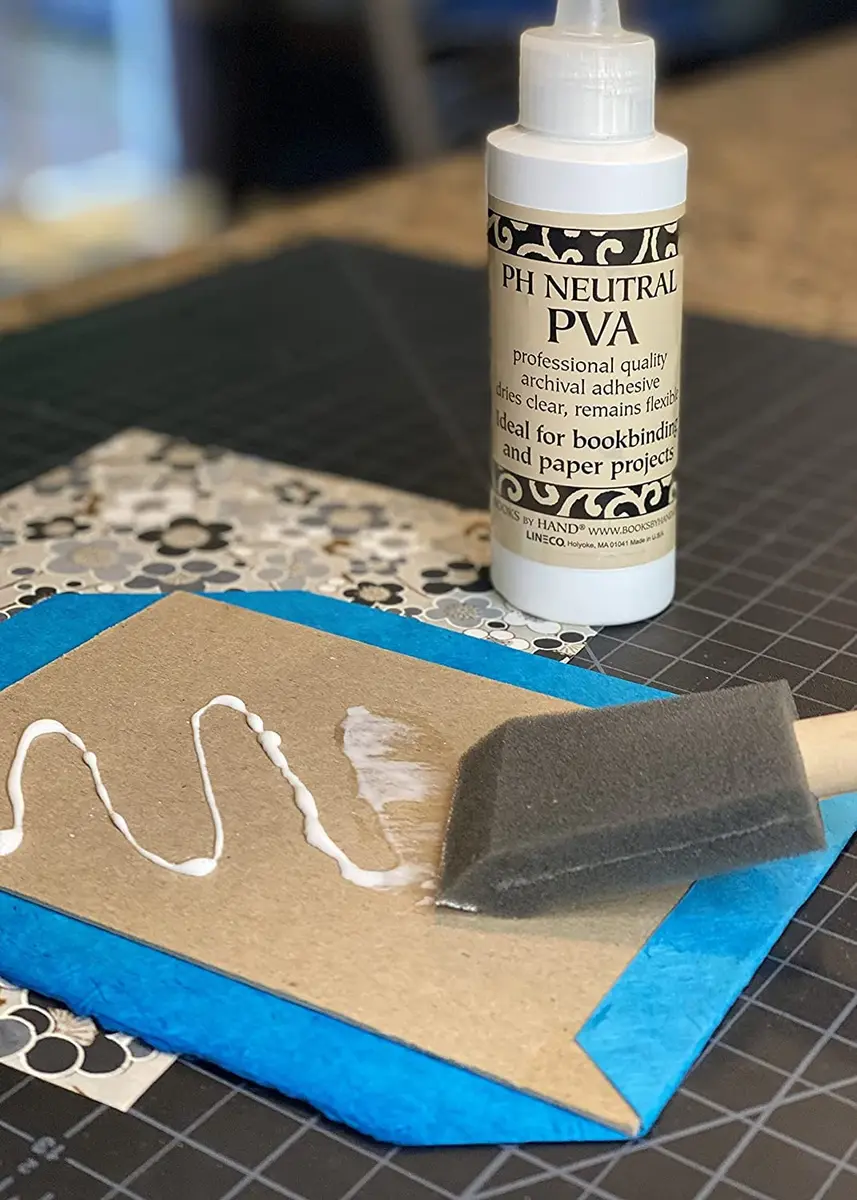 Books By Hand PH Neutral PVA Adhesive 8 Oz | Acid-Free, Water-Remoistenable for Paper & Art - view 3