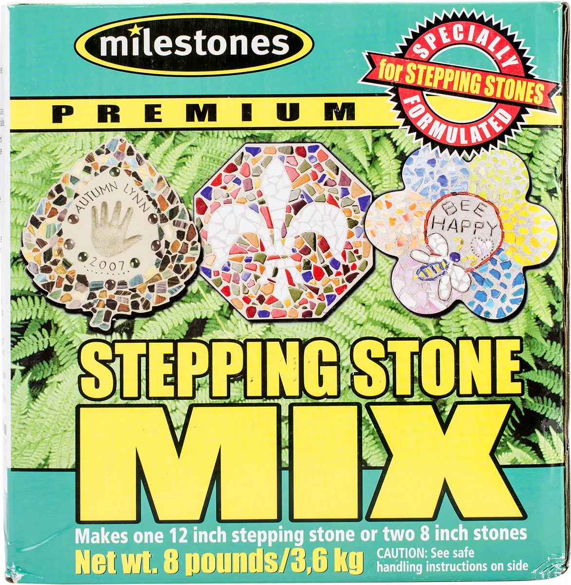 Midwest Products Milestones Premium Stepping Stone Cement Mix 8 lb | Supports DIY Projects with Professional Finish - main product image