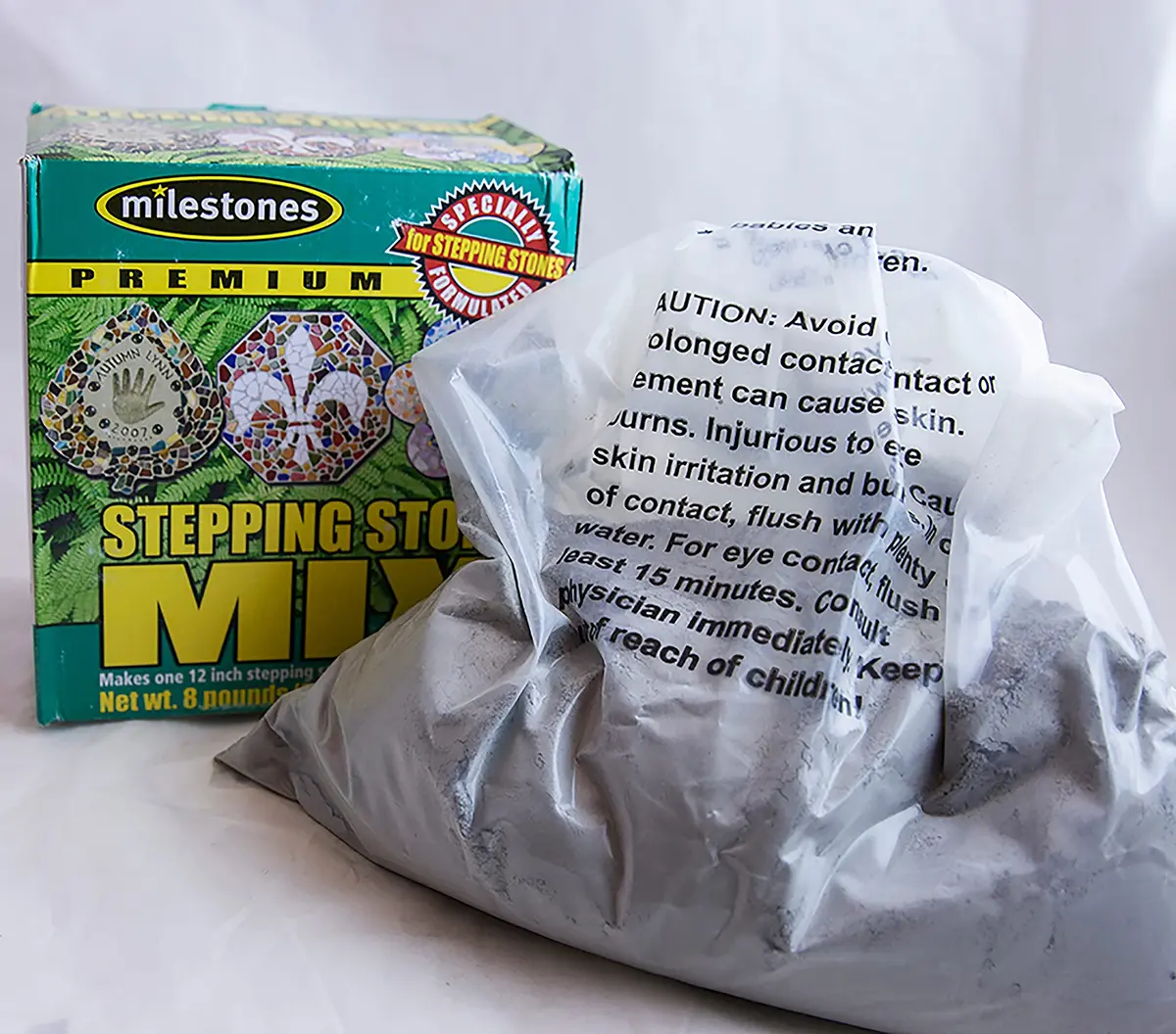 Midwest Products Milestones Premium Stepping Stone Cement Mix 8 lb | Supports DIY Projects with Professional Finish - view 2