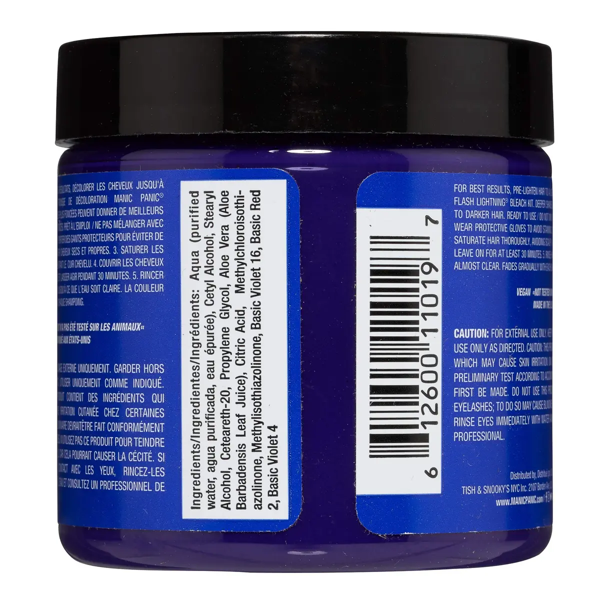 MANIC PANIC Classic Lie Locks Semi Permanent Hair Color 4oz | Vibrant Indigo Purple for Women & Men, Lasts 4-6 Weeks, Vegan & Cruelty-Free - view 2
