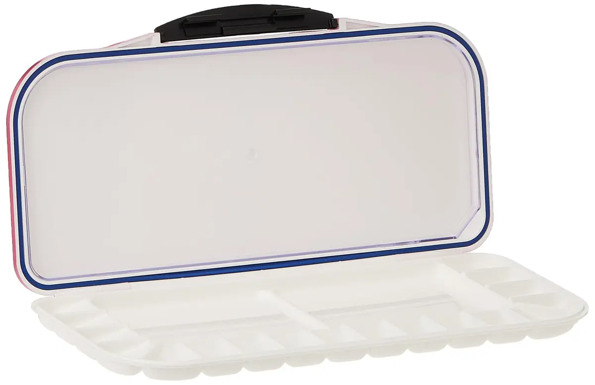 Mijello Airtight Watercolor 18-Well Pink Palette | Leakproof & Airtight for Artists & Students - view 3