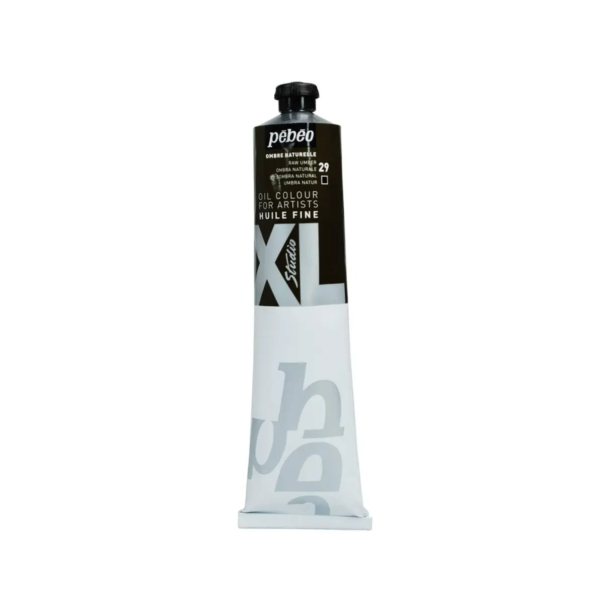 Pébéo Fine Oil XL Paint 200ml (6.76 Fl Oz) Natural Shade Brown | Artist Grade Oil Paint for Canvas, Wood, Metal - main product image