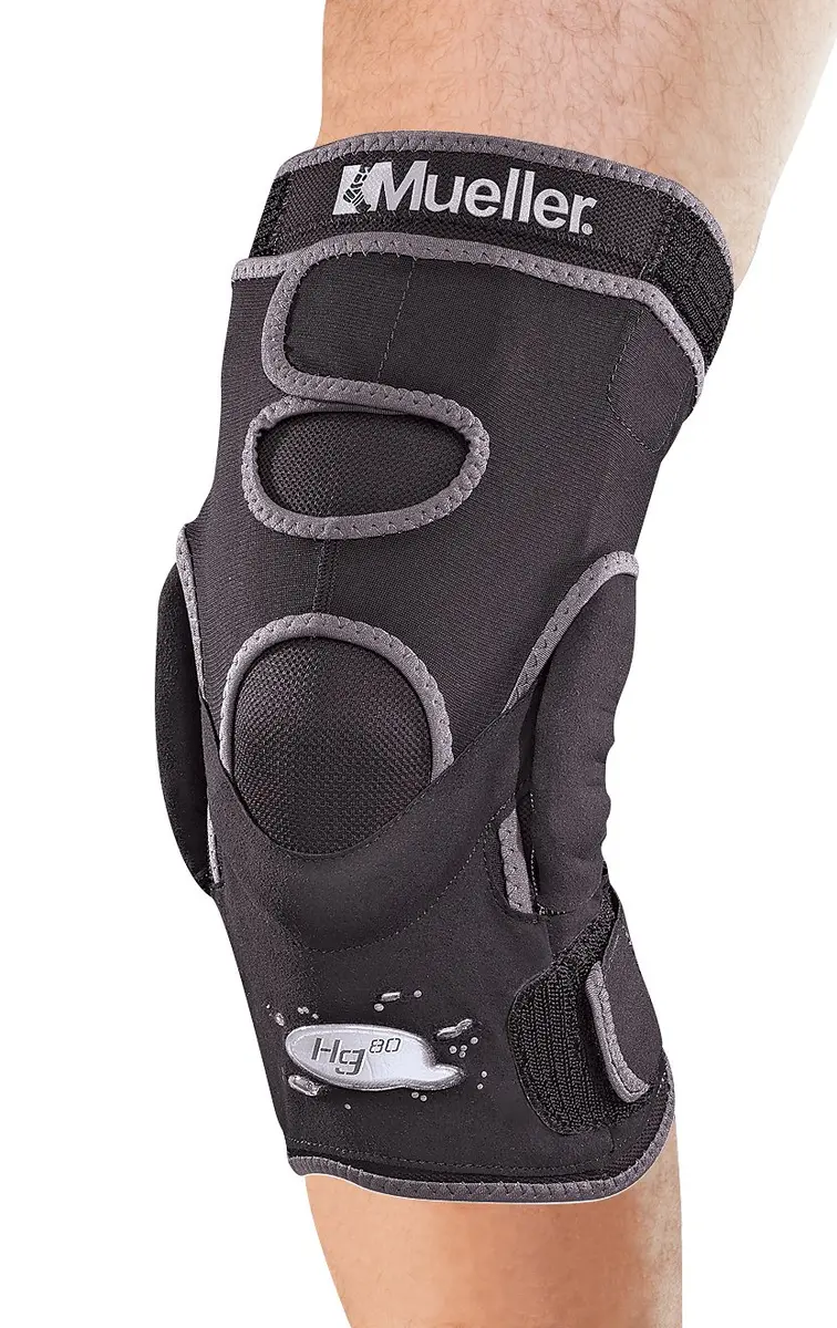 MUELLER Hg80 Hinged Knee Brace | Support for Arthritis, Sprains, Hyperextension, Small - main product image