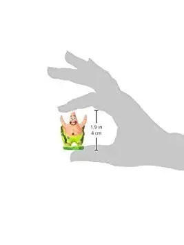 Penn-Plax Officially Licensed Spongebob Squarepants Patrick Mini Aquarium Ornament | Safe Resin Decor for Freshwater & Saltwater Tanks - view 2