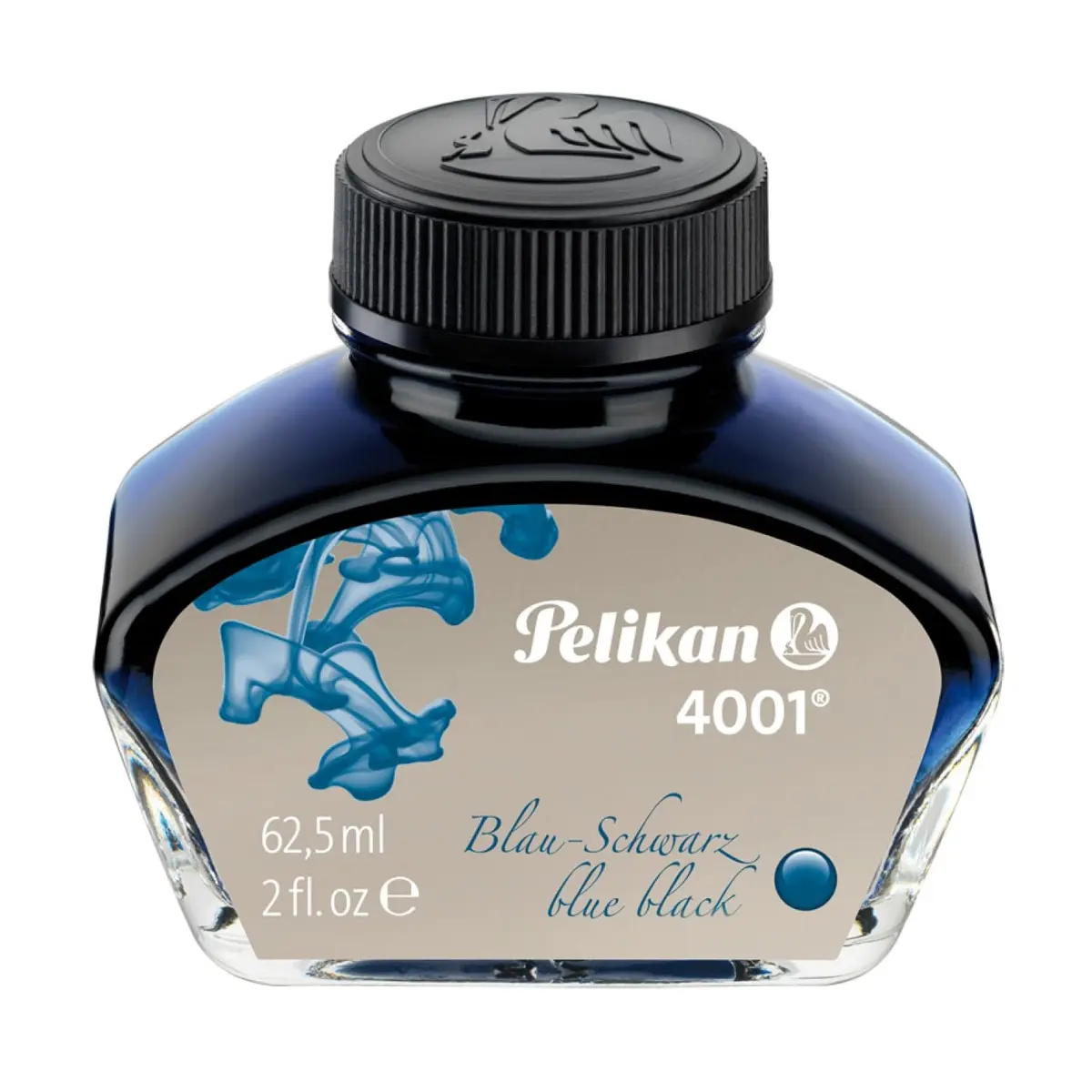 Pelikan Liquid Ink 60ml Blue/Black | Water-Based, Fade-Resistant for Office & School Use - main product image